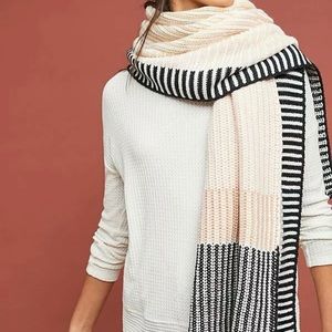 Anthropologie Caroline Kaufman scarf Set of 2.